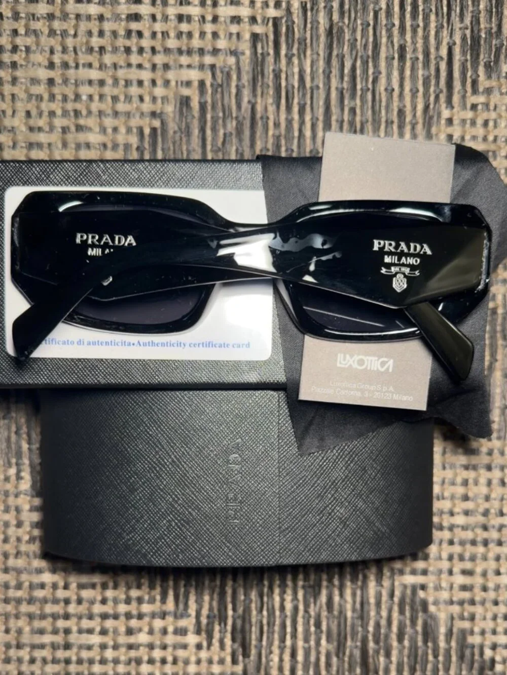 Black Prada womens sunglasses. - Picture 2 of 4